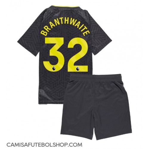 Camisa de time de futebol Everton Jarrad Branthwaite #32 Replicas 2º Equipamento Infantil 2024-25 Manga Curta (+ Calças curtas)